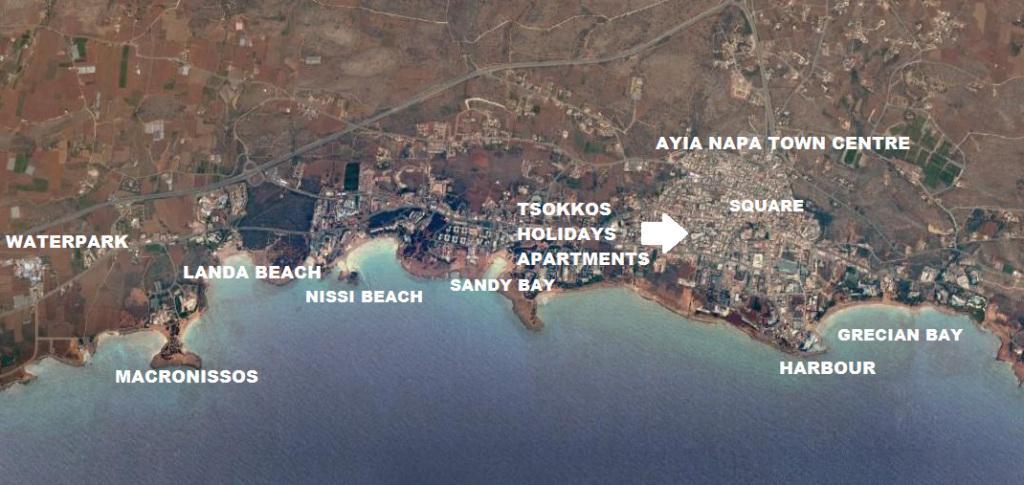 Tsokkos Holidays Hotel Apartments Agia Napa Buitenkant foto